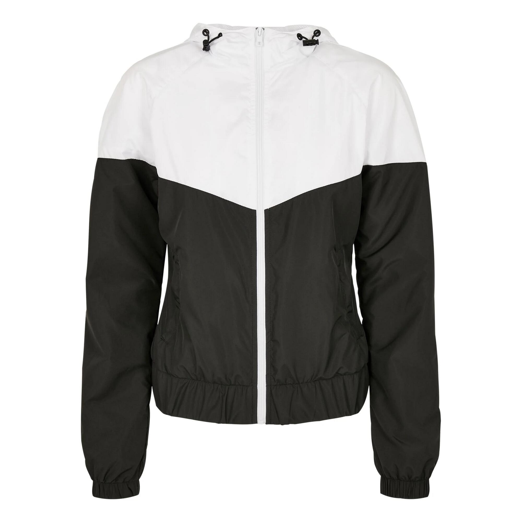 Casaco cortavento Arrow para senhora/senhora Branco / Preto