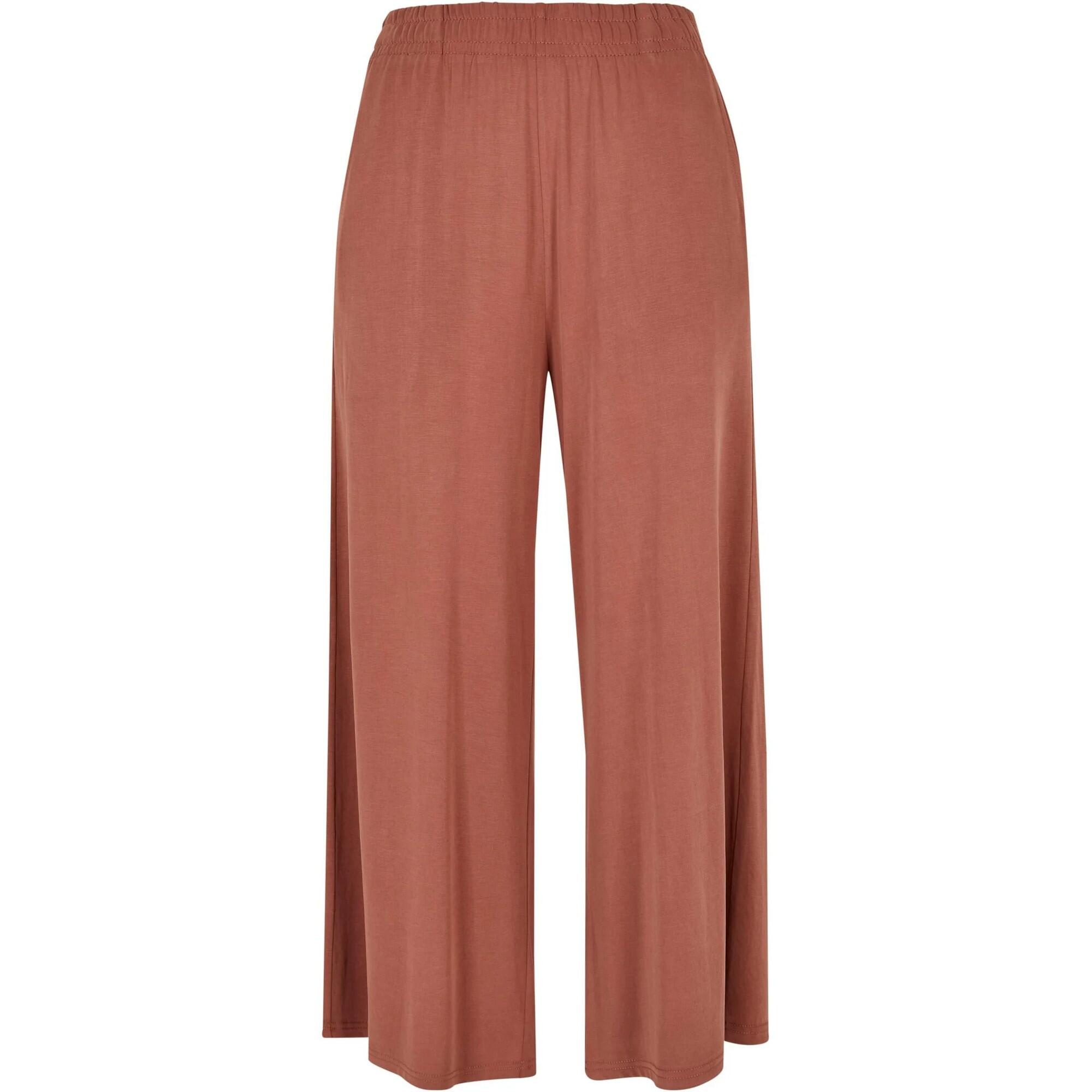 Womens/Ladies Modal Culottes (Terracotta) URBAN CLASSICS Decathlon