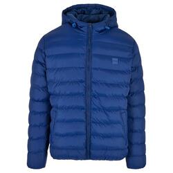 Gewatteerde heren jas Basic (Ruimte Blauw)