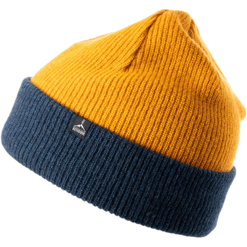 Gorro de invierno Hermit Duo Rip punto unisex cordero lana merino