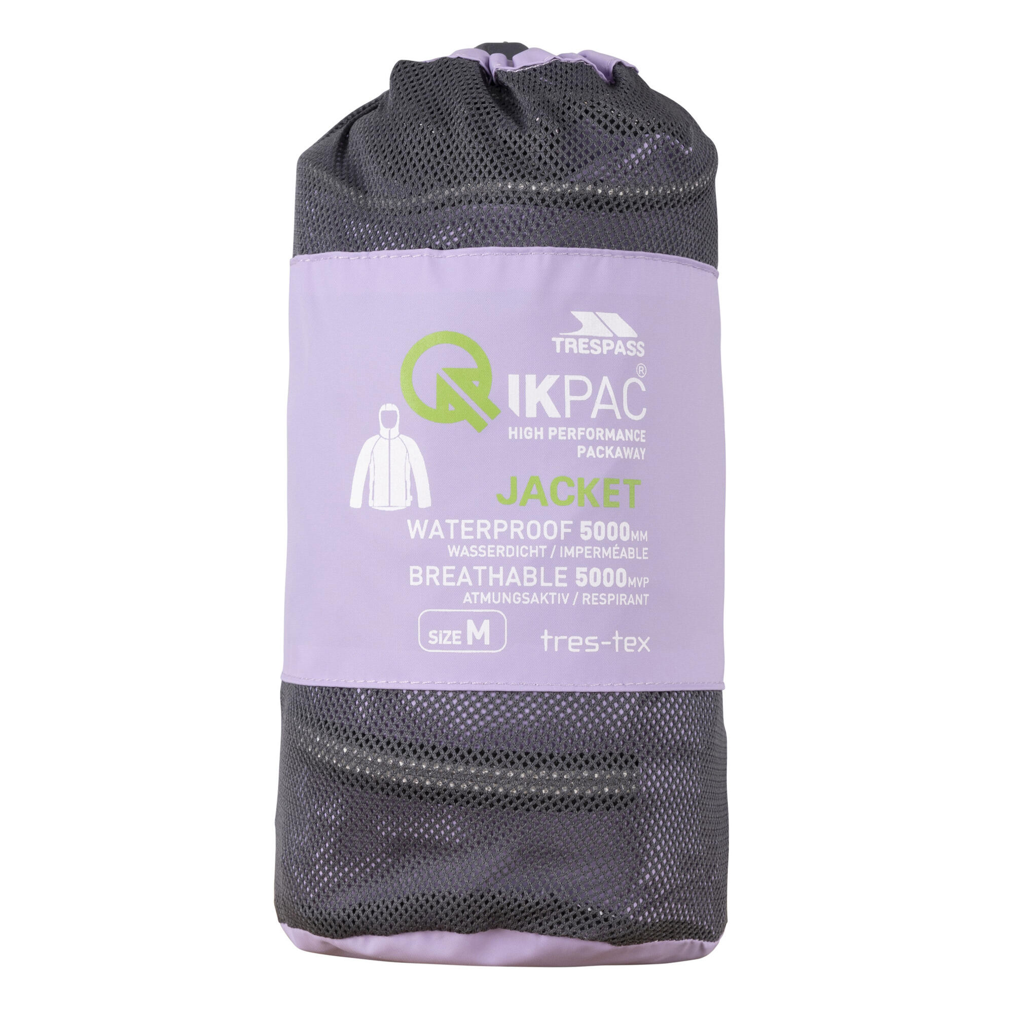Unisex Regenjacke Qikpac X Damen und Herren Gelsomino 3/5