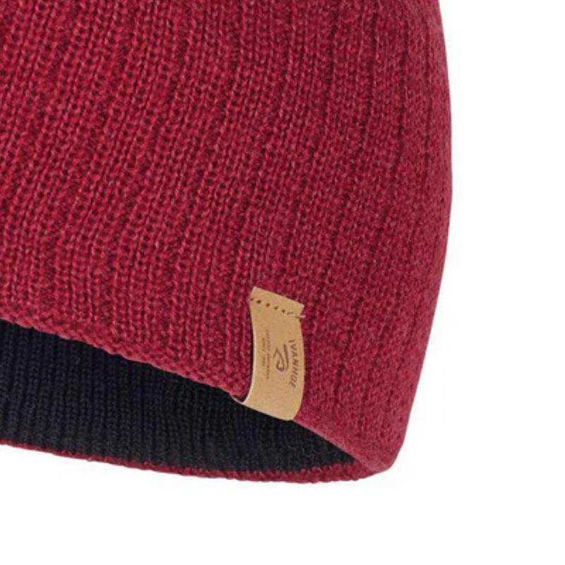 Bonnet en laine Stormy Hat WB - Taille unique - Rouge foncé - Rouge 2/3