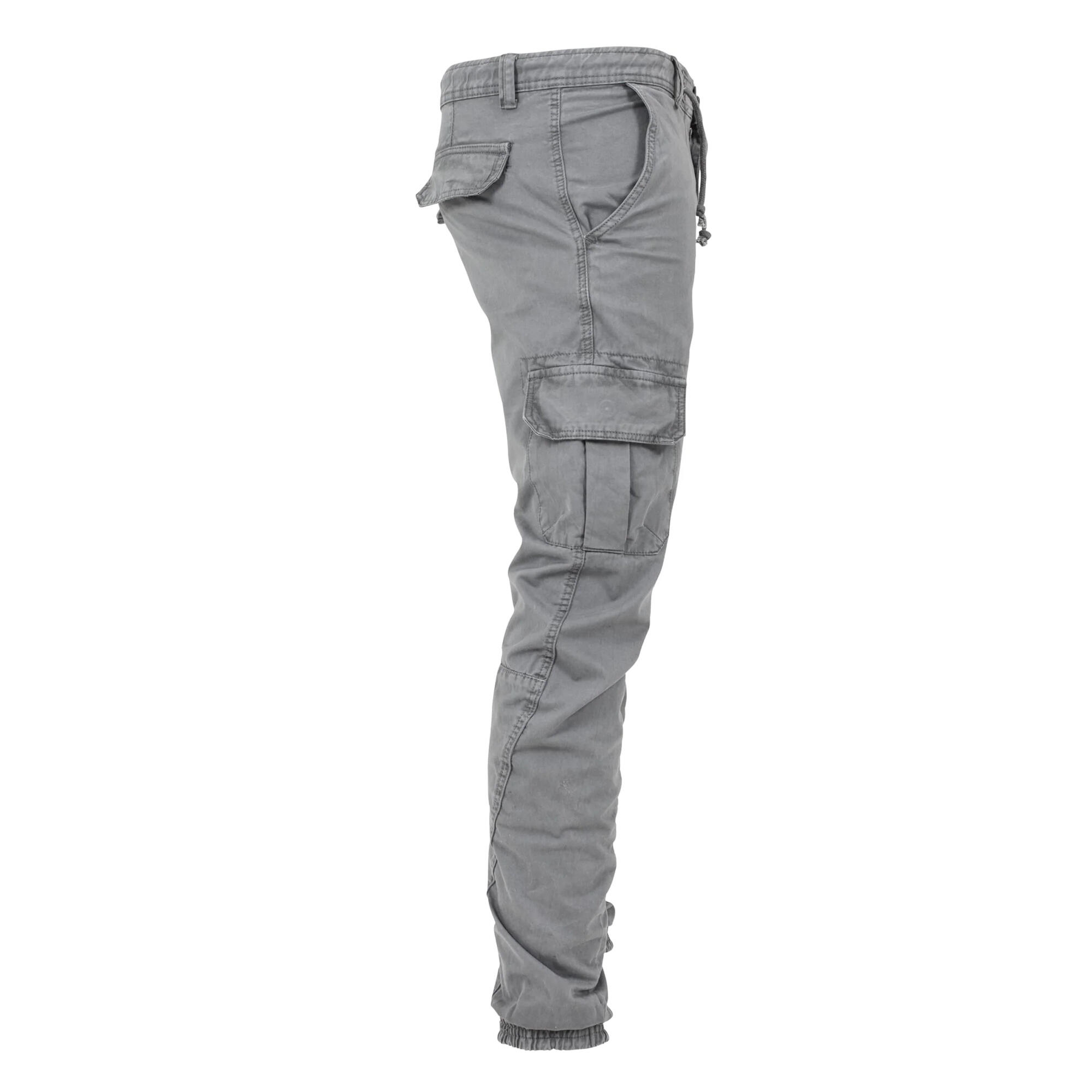 Pantaloni Cargo Semplice Uomo Urban Classics Grigio Scuro 4/4
