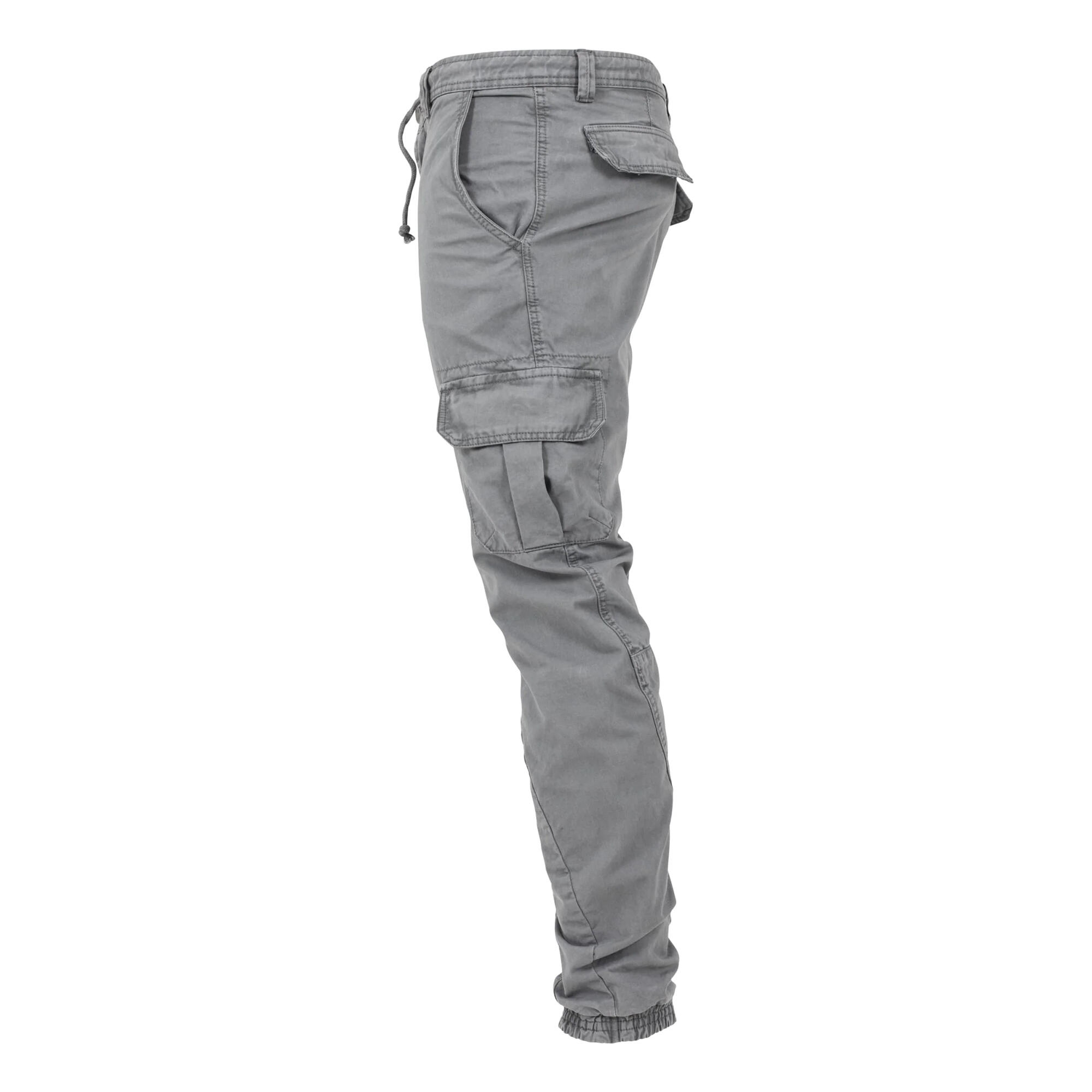 Pantaloni Cargo Semplice Uomo Urban Classics Grigio Scuro 3/4