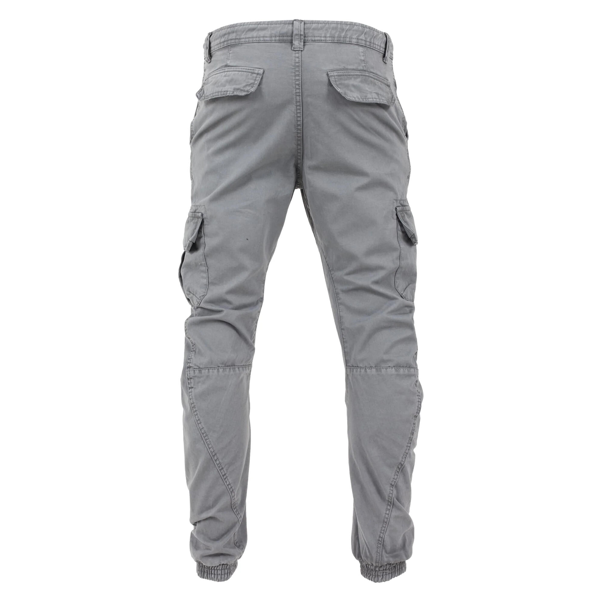 Pantaloni Cargo Semplice Uomo Urban Classics Grigio Scuro 2/4