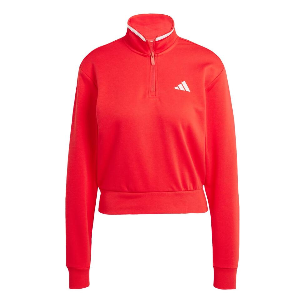 Bluza dresowa Essentials Color Pop French Terry Crop Quarter-Zip