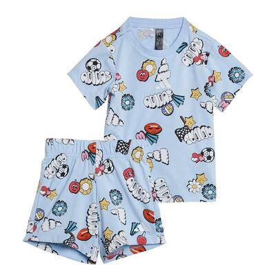 Seasonal essentials fun allover print setje kids