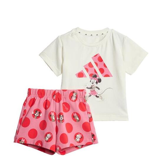 CONJUNTO CAMISETA Y PANTALÓN CORTO ADIDAS DISNEY MINNIE MOUSE