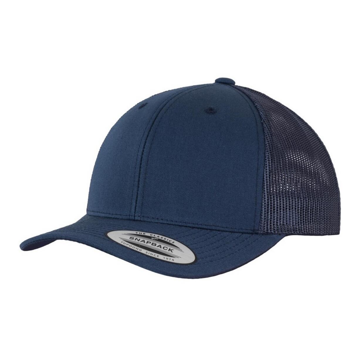 Cappellino Da Camionista Retrò Flexfit Blu Navy 3/3