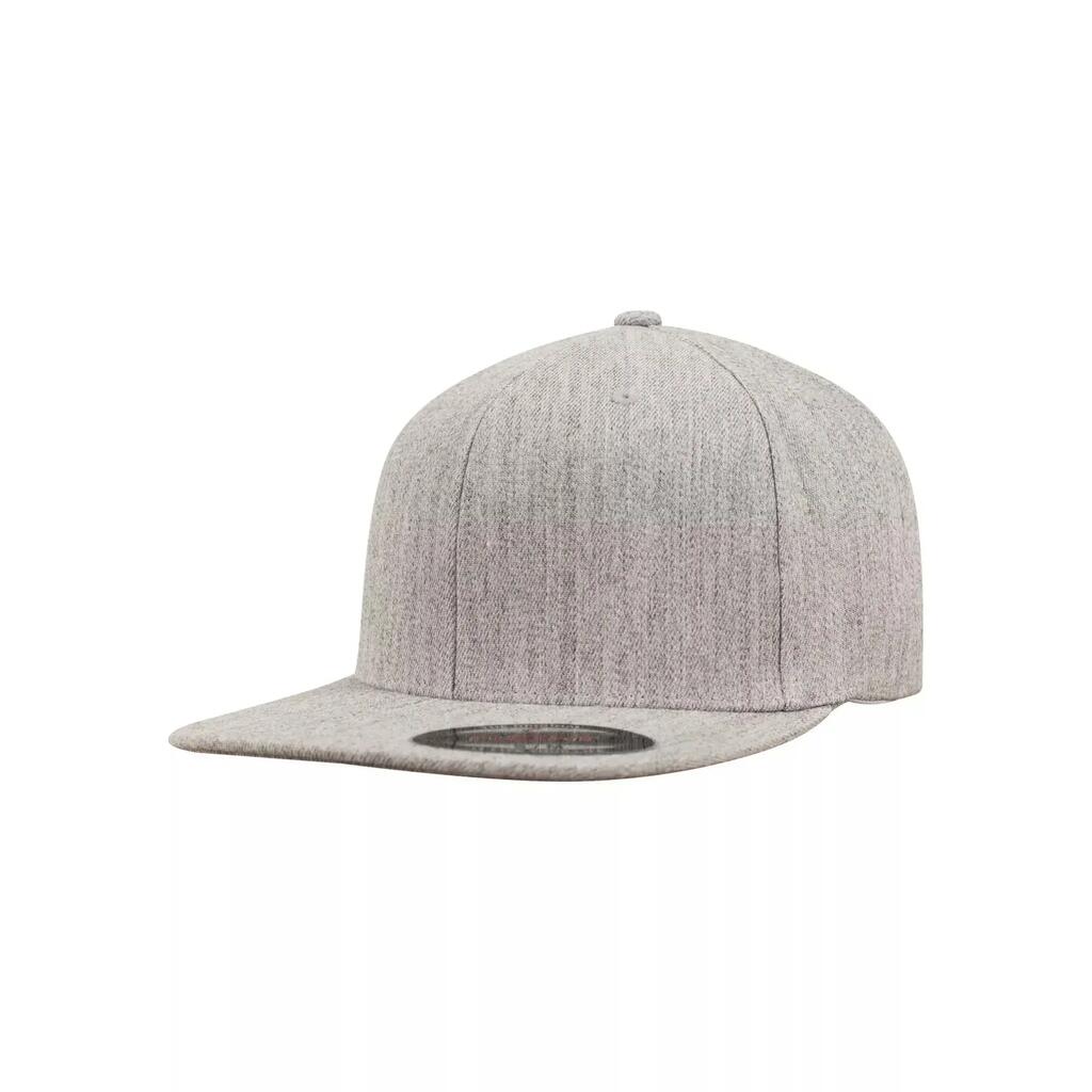 Flat Peak Baseball Cap (Heather)