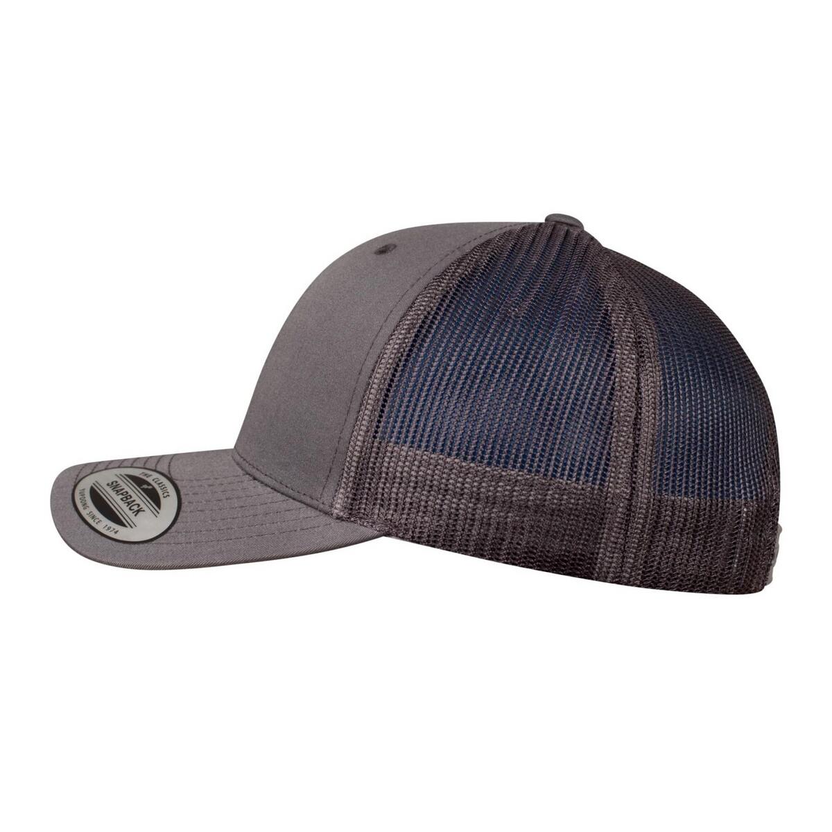 Cappellino Da Camionista Retrò Flexfit Grigio Scuro 3/3