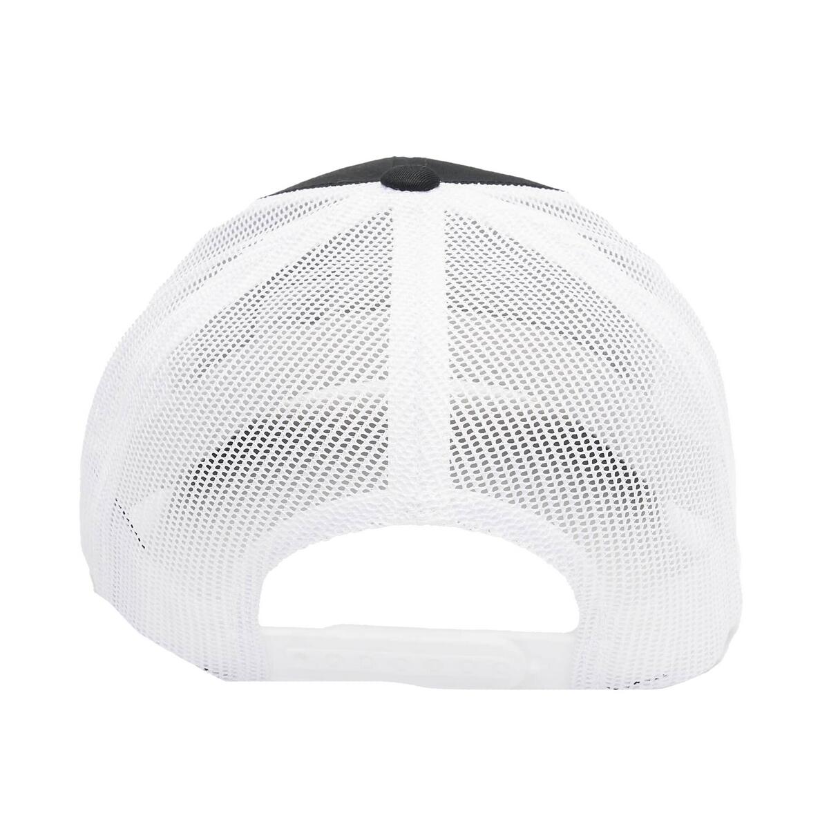 Cappellino Da Camionista Retrò A Due Tonalit� Flexfit Nero Bianco 2/2