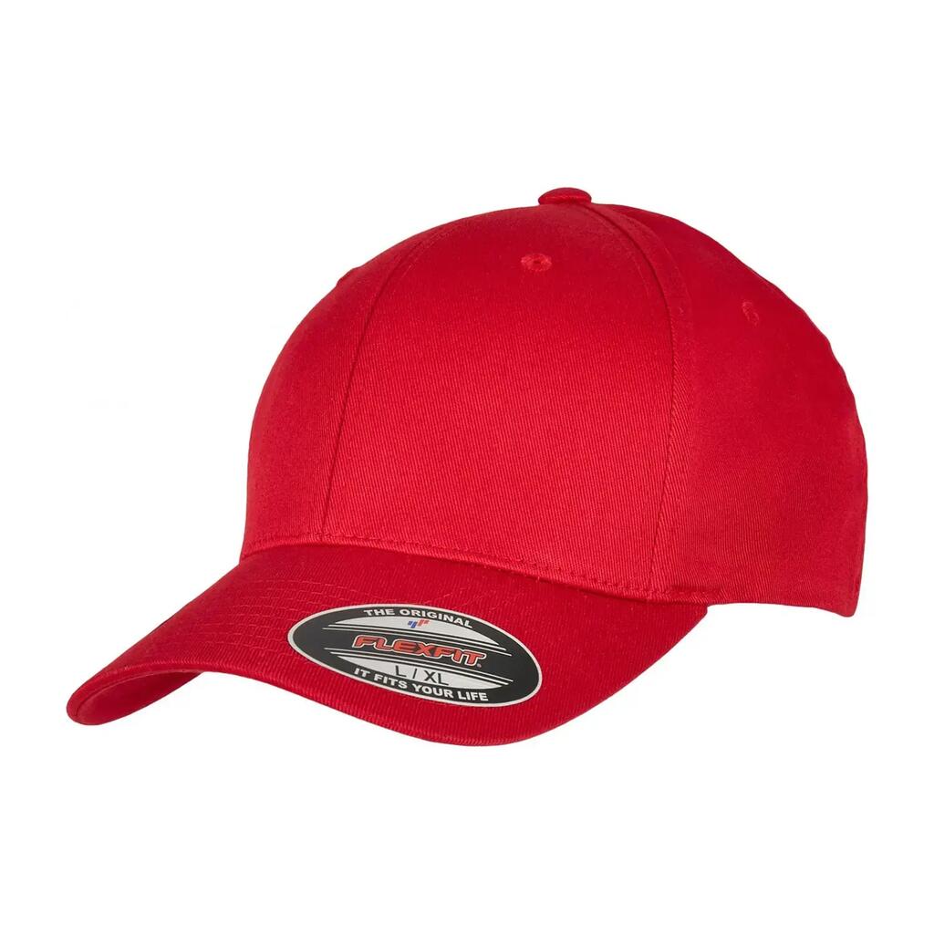 Cotton Baseball Cap (Red)
