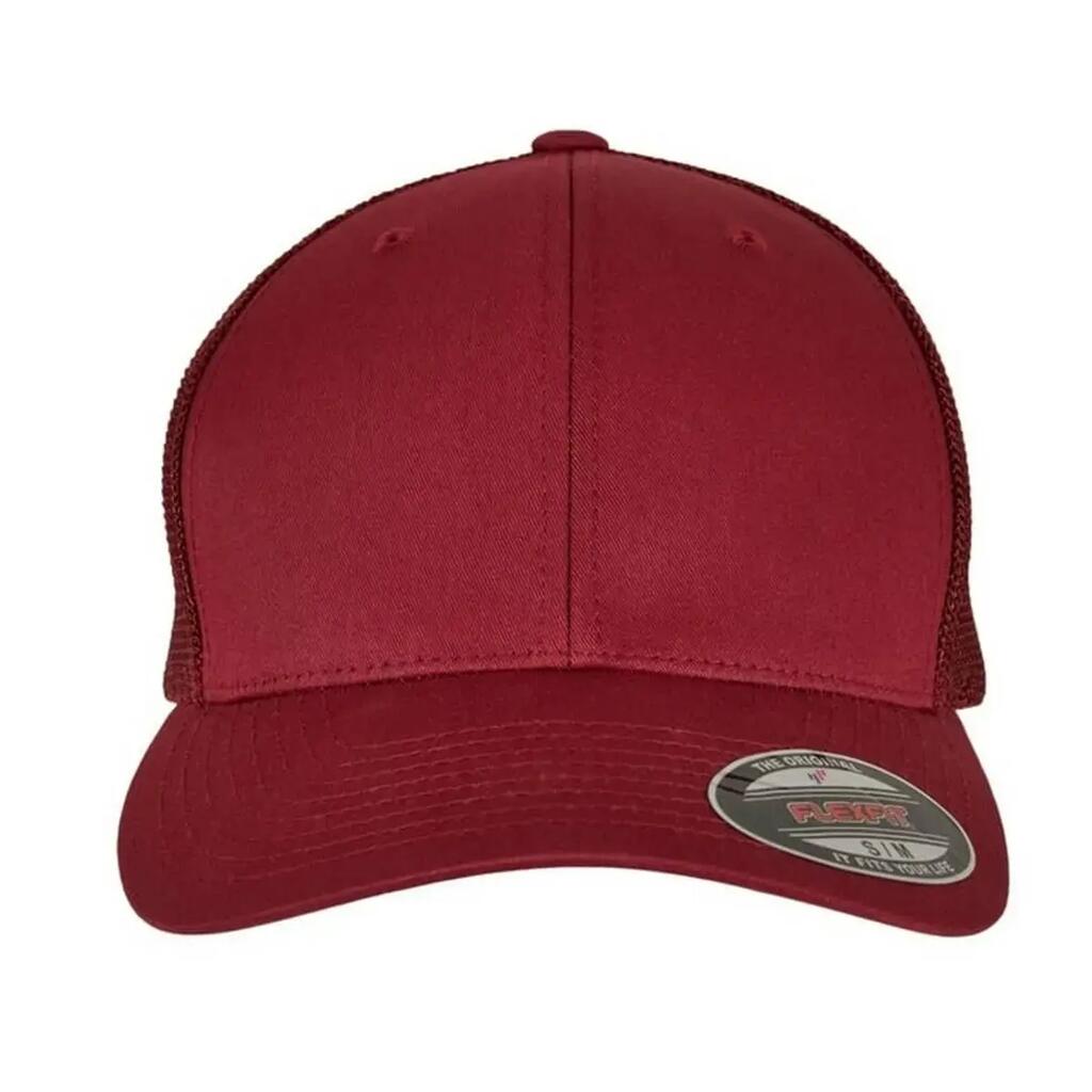 Mesh Trucker Cap (Cranberry)