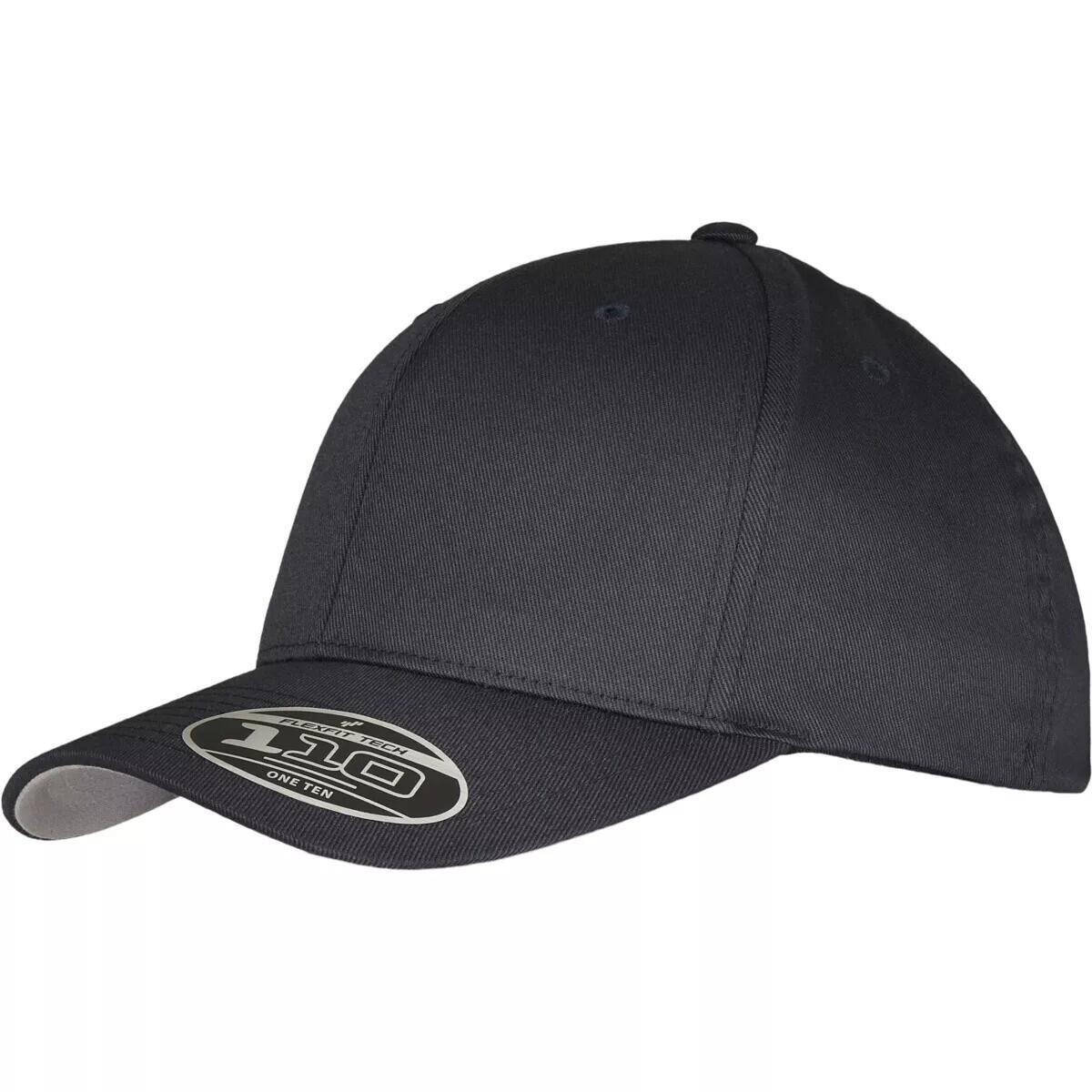 Boné de basebol com alça ajustável Wooly Combed (Preto) 4/4