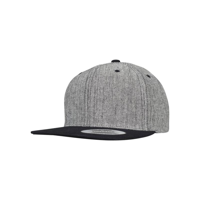 Casquette de baseball (Noir chiné / Noir)