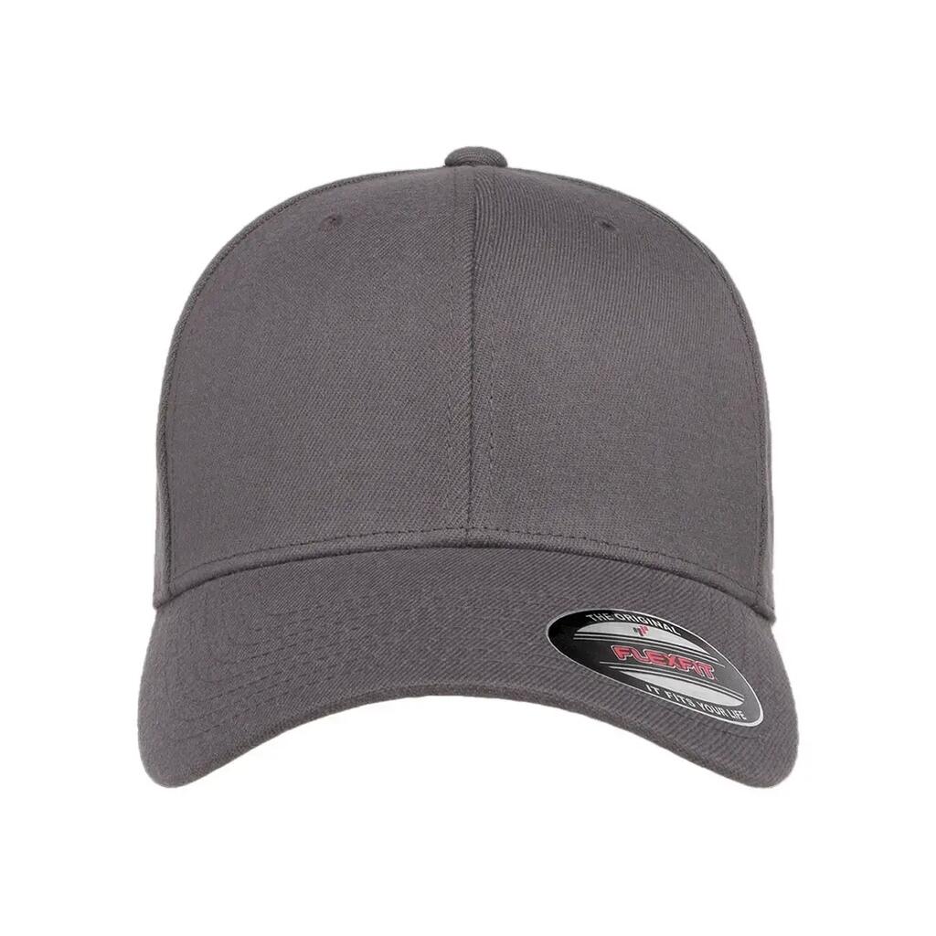 Wool Blend Baseball Cap (Grey)