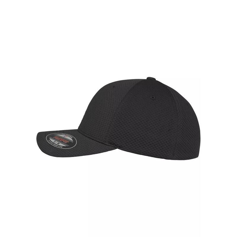 Zeshoek Jersey 3D Baseball Cap (Zwart)