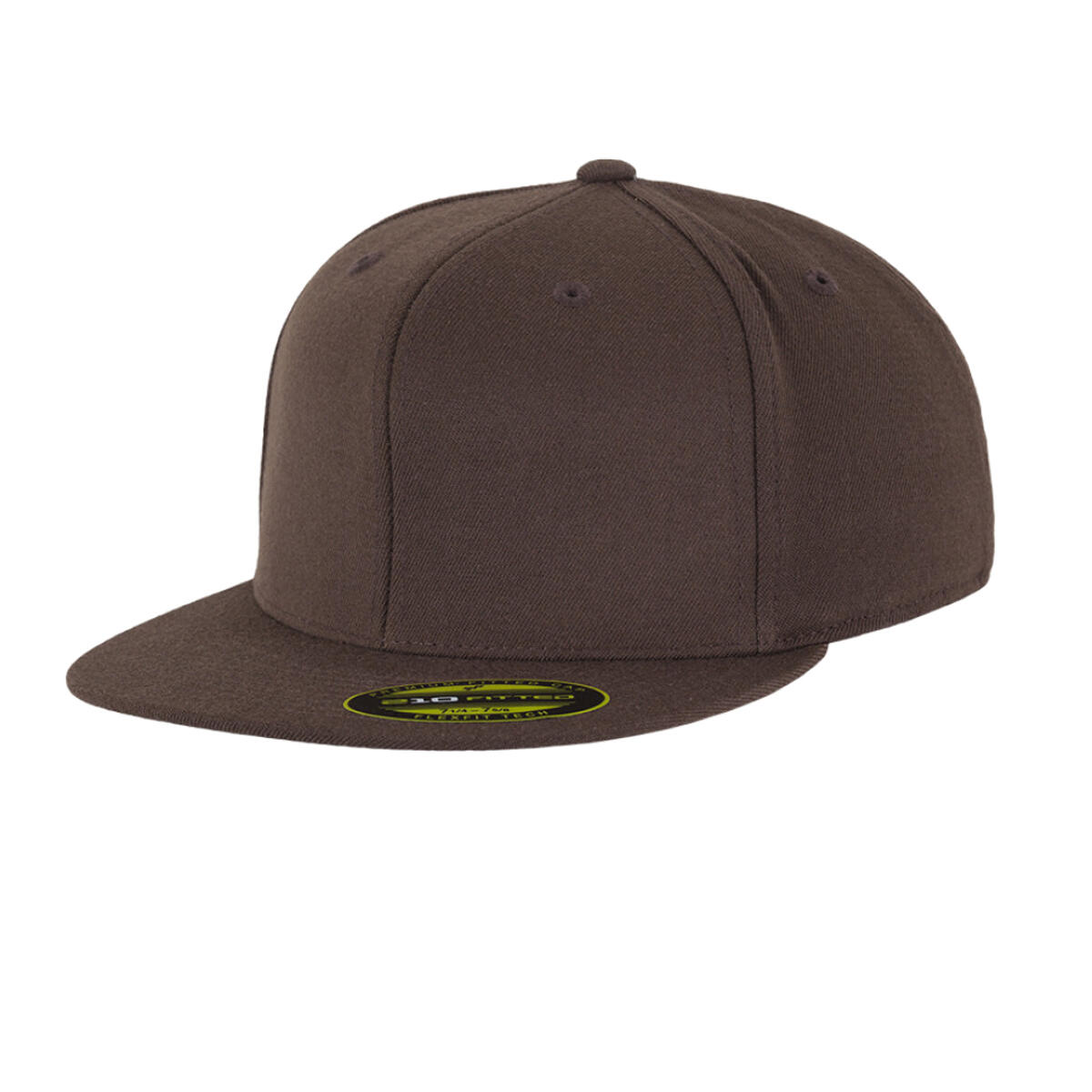 Boné de basebol Premium 210 Fitted (Castanho) 3/3