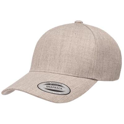 Yp classics gebogen 5 paneel snapback cap (marine)