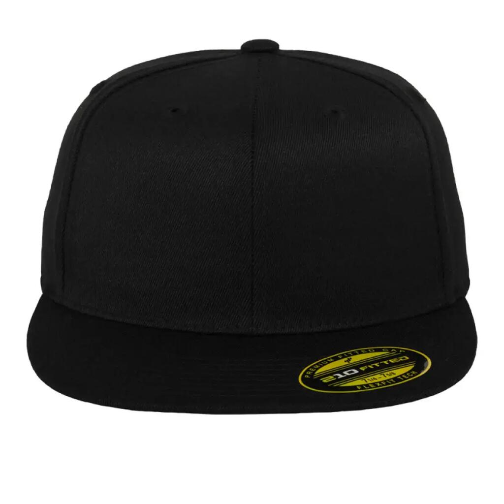 Premium 210 Fitted Baseball Cap (Black)