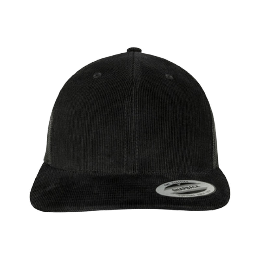Cappellino Da Camionista Flexfit Retro Nero 4/4