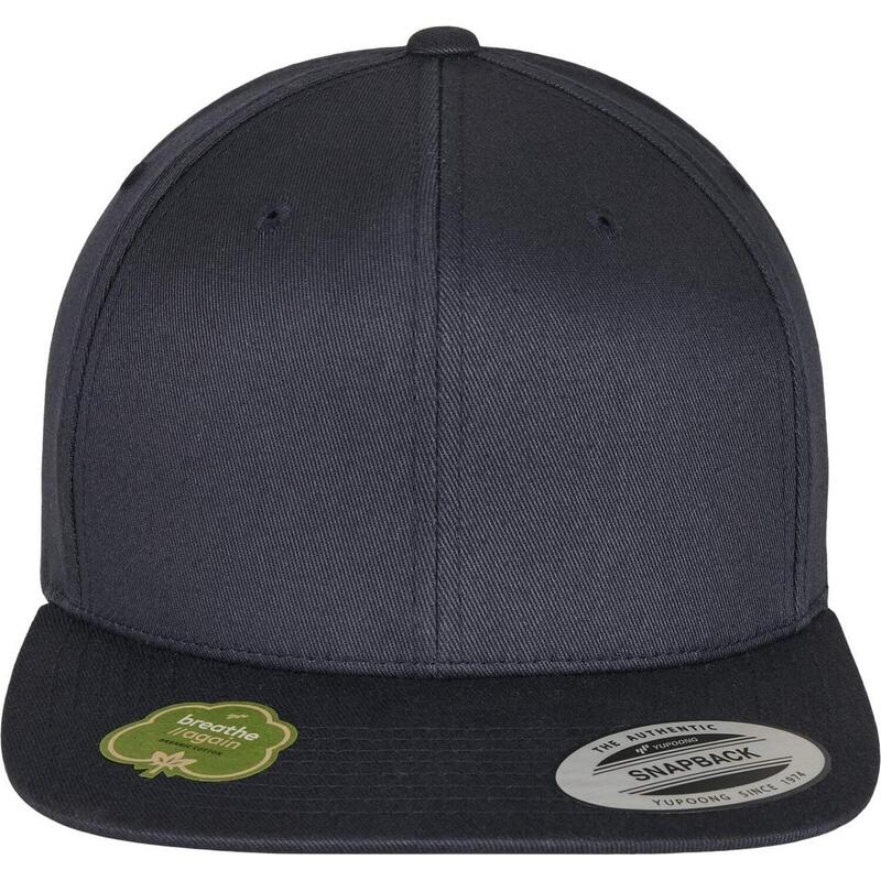 Snapback pet van biologisch katoen (Donkere marine)