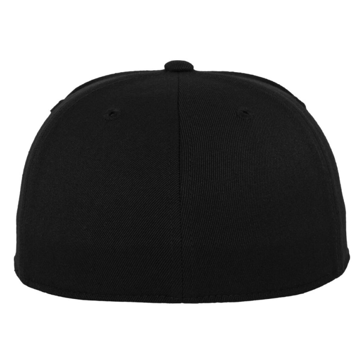 Boné de basebol Premium 210 Fitted (Preto) 2/3