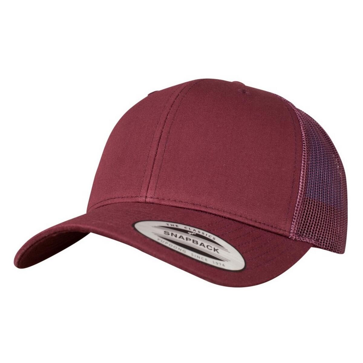 Casquette Trucker Motif/style Rétro (Pourpre) 3/3