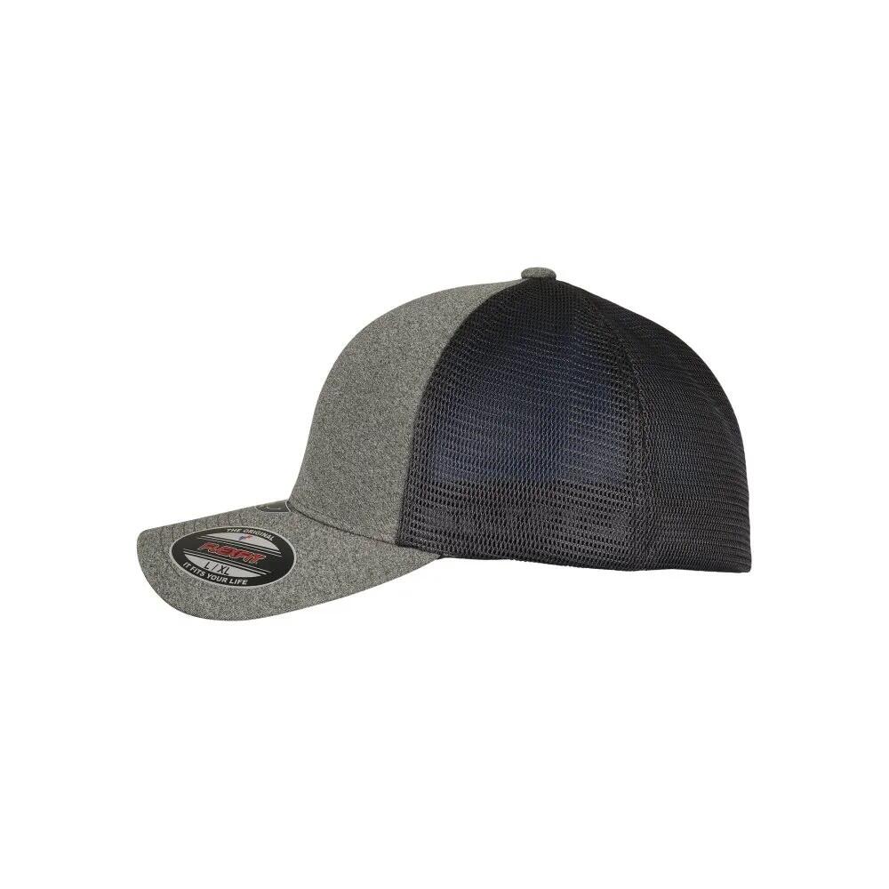 Cappellino Da Camionista Unipanel Flexfit Verde Oliva Nero 3/4
