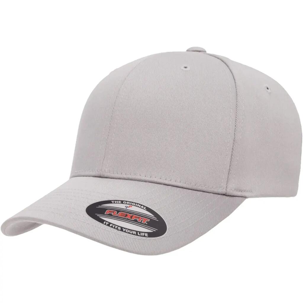 Wooly Combed Baseball Cap (Silver)