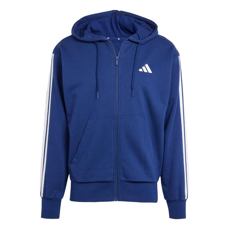 Mikina Essentials 3-Stripes French Terry Full-Zip