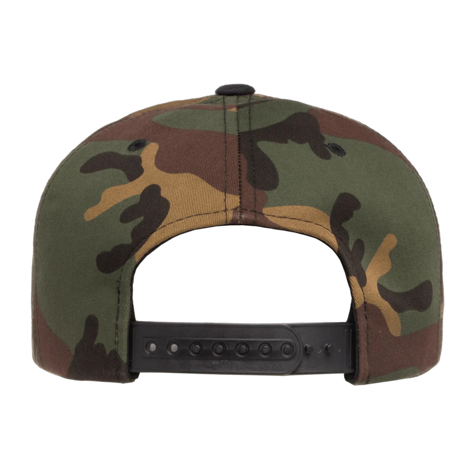 Boné com fecho de correr de dois tons Camo (Verde / Preto) 2/3