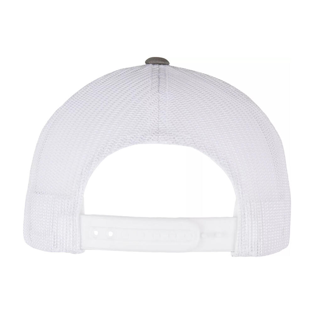 Boné de camionista reciclado de dois tons YP Classics (Cinzento / Branco) 2/3