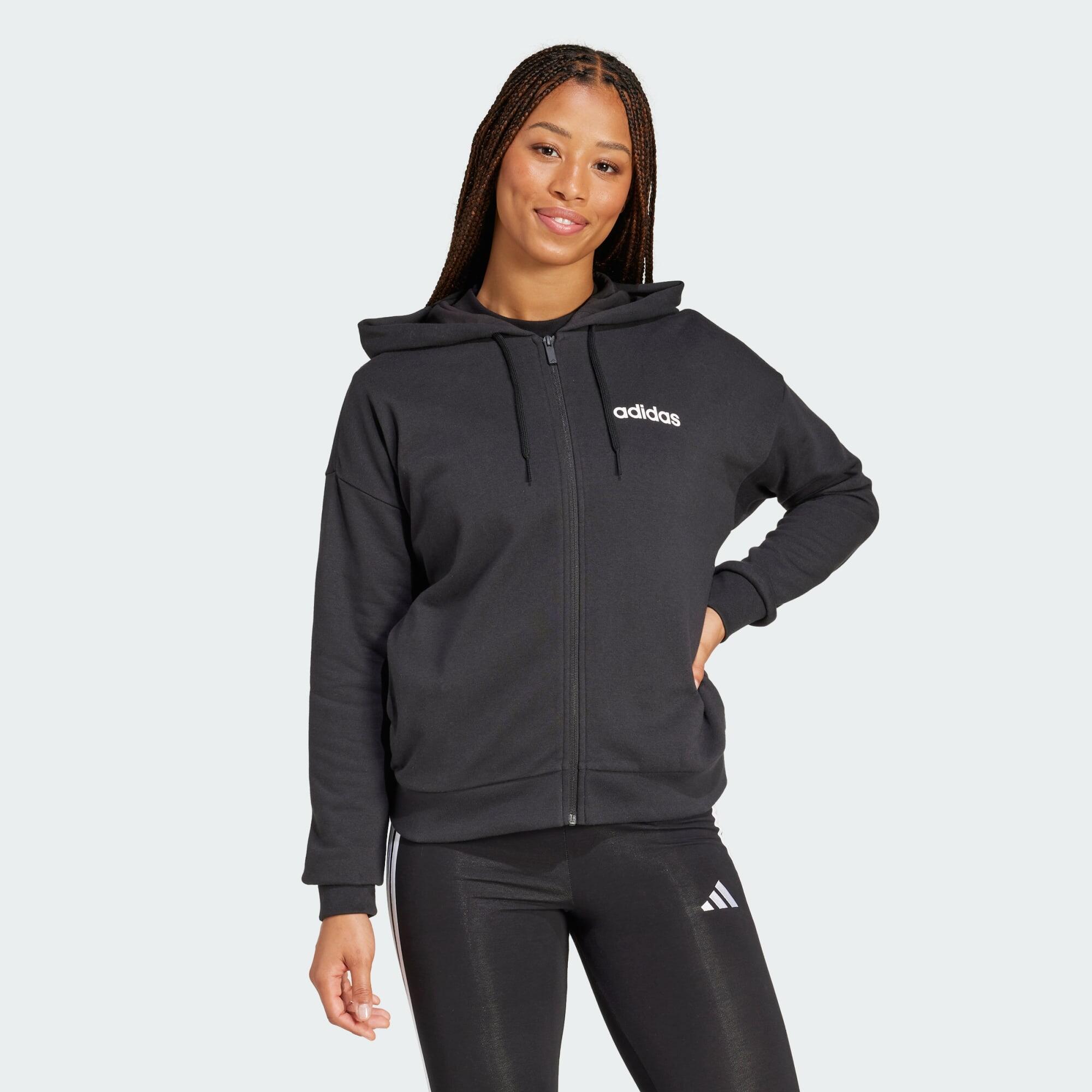 ADIDAS Casaco com Capuz em Moletão Essentials