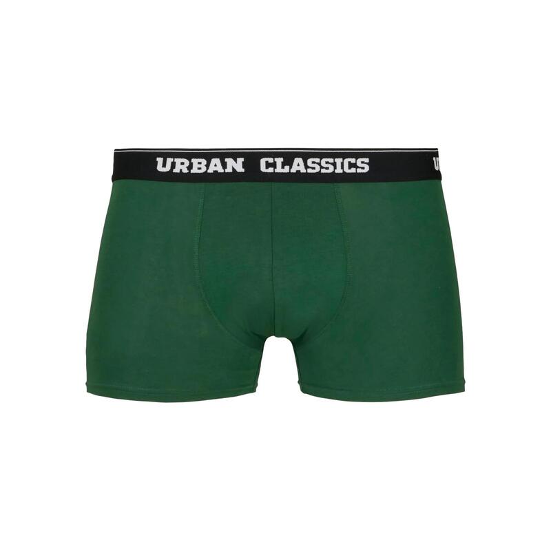 Heren Boxershort (Pakket van 3) (Donkergroen/flesgroen)