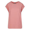 Dames Verlengd Schouder Tshirt (Set van 2) (Roze)