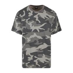 Heren Eenvoudig Camo Oversized Tshirt (Donkere Camo)