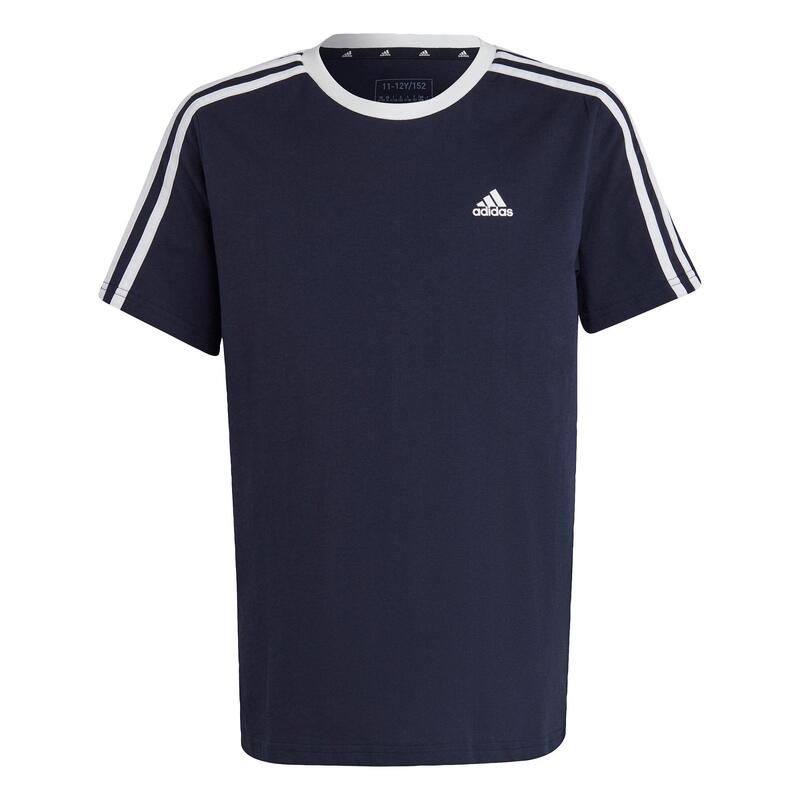 T-shirt en coton à coupe ample boyfriend Essentials 3-Stripes