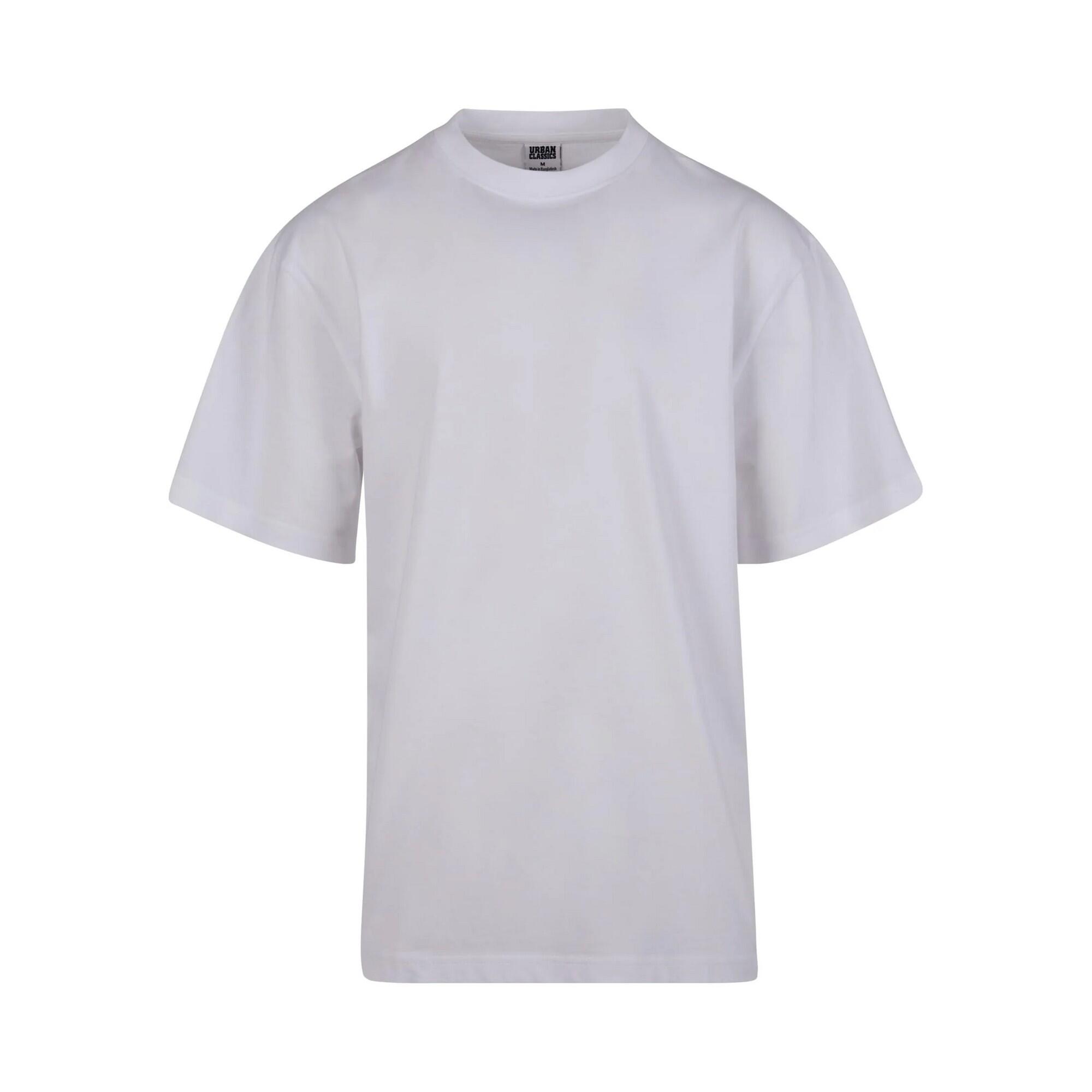 Maglietta Alto Uomo Misura Confezione 2 Urban Classics Albicocca Tenue Bianco 4/4
