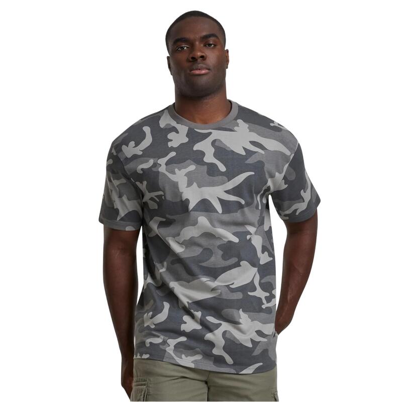 Heren Eenvoudig Camo Oversized Tshirt (Donkere Camo)