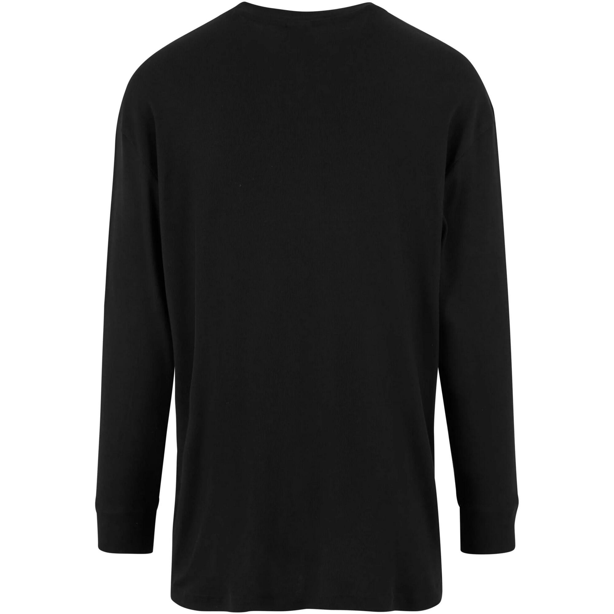 Maglione Boxy A Costine Manica Lunga Uomo Urban Classics Nero 2/4