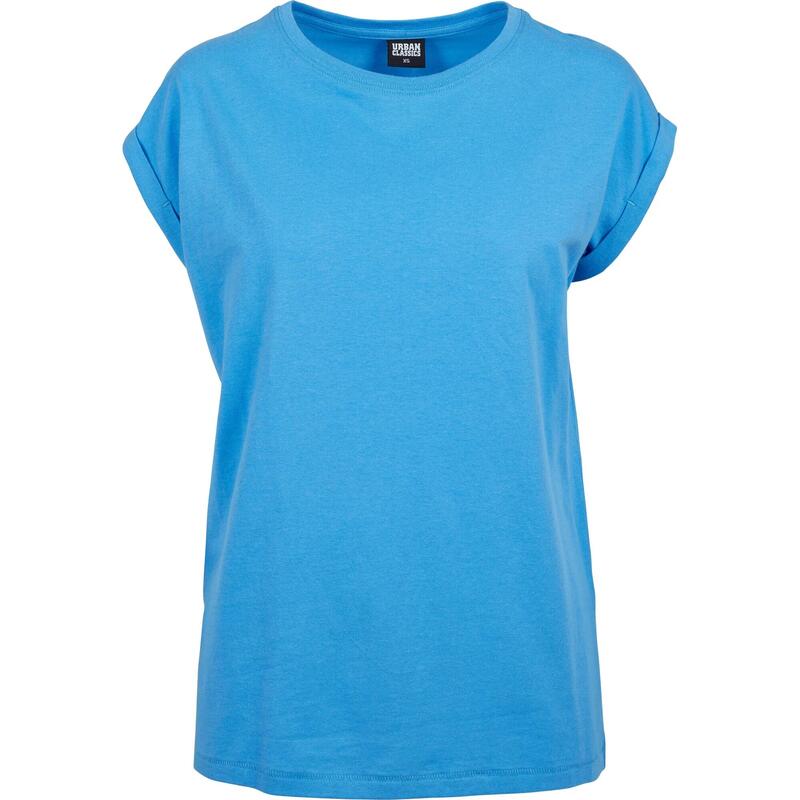 Dames Verlengd Schouder Tshirt (Set van 3) (Horizon Blauw)