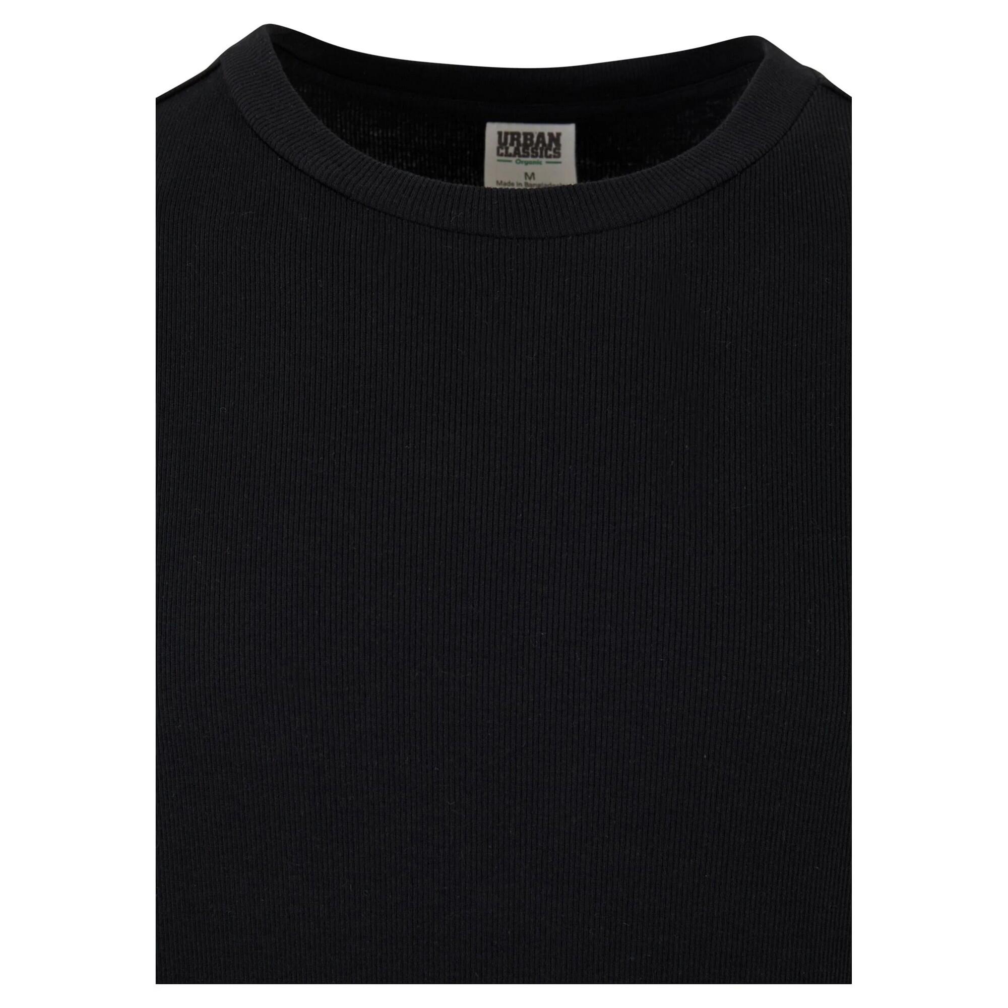 Maglione Boxy A Costine Manica Lunga Uomo Urban Classics Nero 4/4