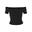TOP Drumeții În Natură Urban Classics Off Shoulder Cu Nervuri Femei