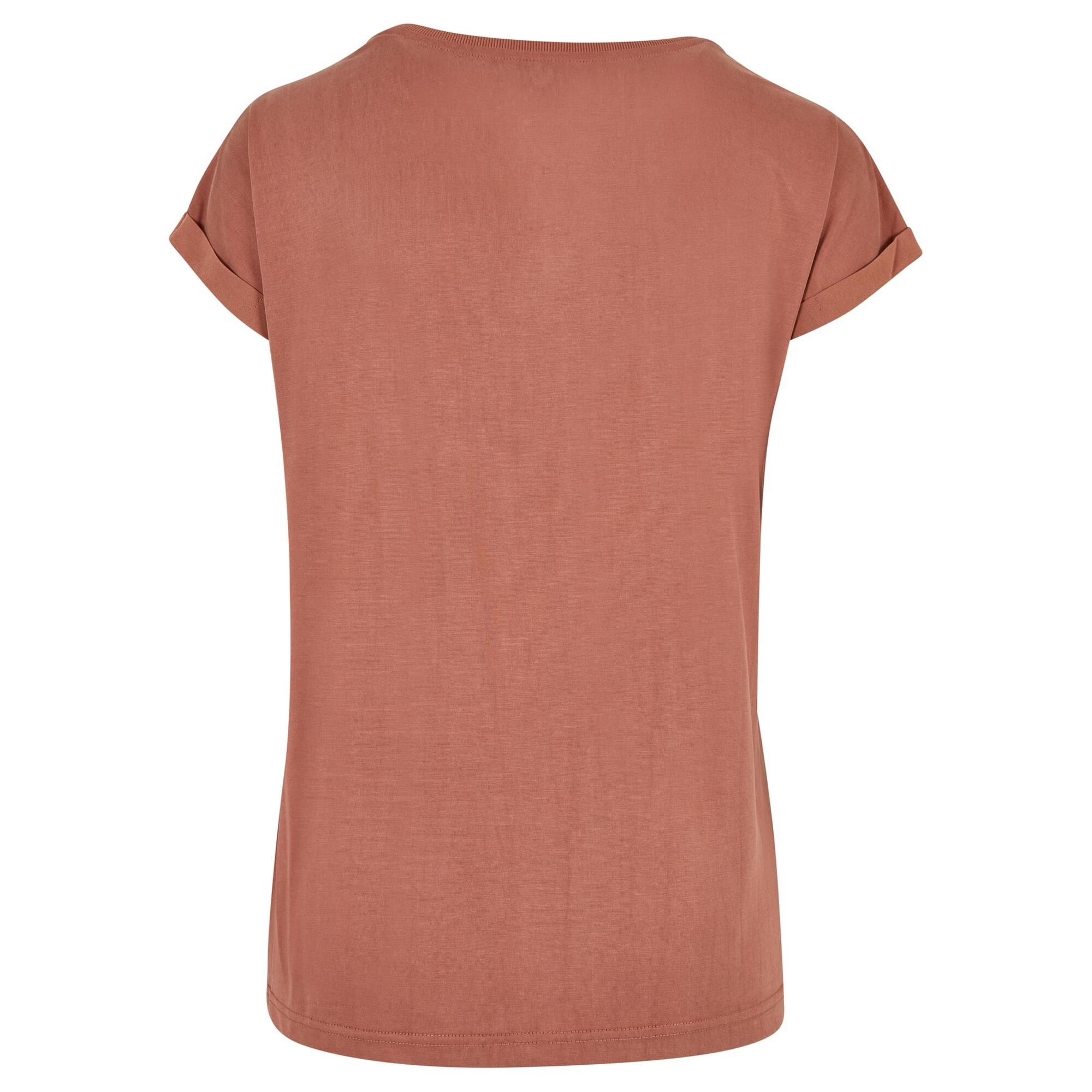Maglietta Spalla Estendibile Donna Urban Classics Terracotta 2/2