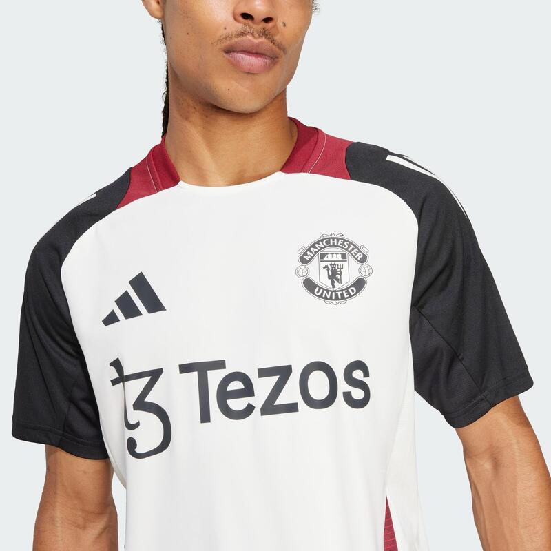 Maillot D'entraînement Homme Manchester United 2016/2017 - Taille S - Couleur Gris - Marque Adidas - Occasion