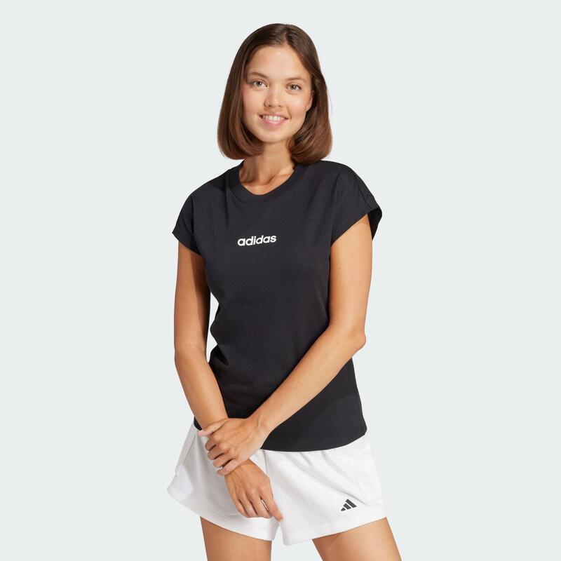 Tricou Essentials din bumbac cu linii simple