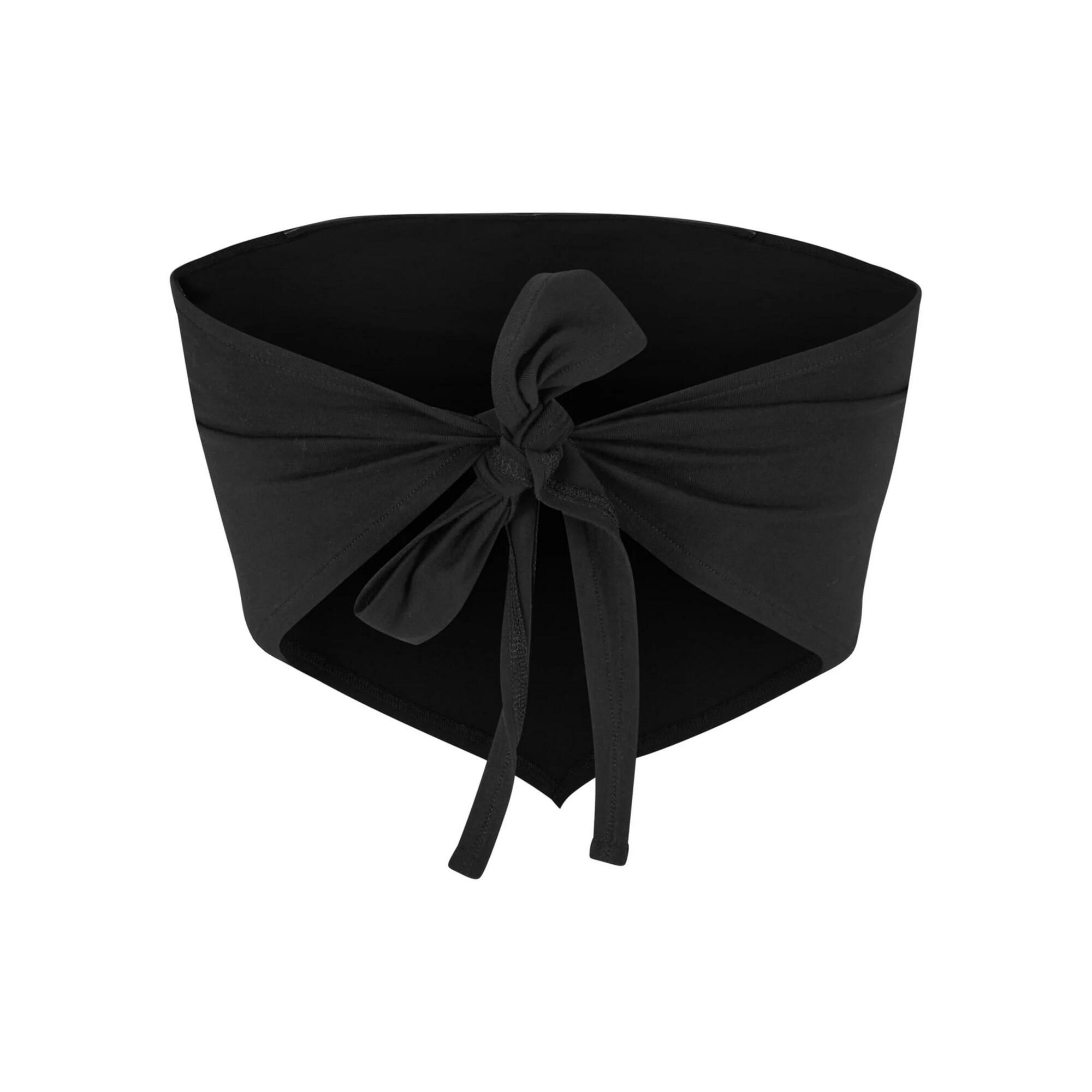 Top Annodato Bandeau Donna Misura Confezione 2 Urban Classics Bianco Nero 4/4