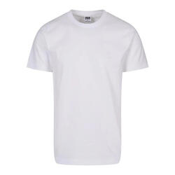 Heren Basis Effen Tshirt (Wit)